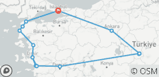  Türkei eingekreist - 10 Tage - 17 Destinationen 