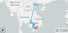  Hoogtepunten van Cambodja, Vietnam &amp; Luxe Mekong 2027 - 20 Dagen - 31 bestemmingen 