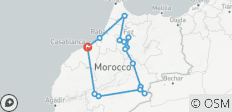  Morocco itinerary 7 Days Highlights Tour - 15 destinations 