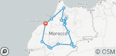  Itinéraire au Maroc 7 jours - 17 destinations 