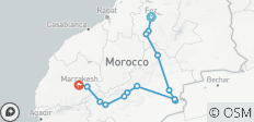  3-Day Private Merzouga Desert Tour To Marrakech From Fez - 14 destinations 