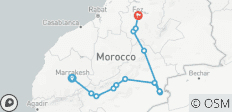  3-Day Private Sahara Tour to Fez via Merzouga From Marrakech - 13 destinations 