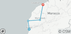  3-Day To Marrakech &amp; Casablanca Private Tour From Agadir - 4 destinations 