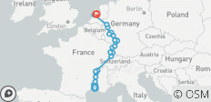  Discover the Tulips of the Rhine &amp; Rhone River Cruise - 28 destinations 