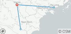  L\'enchantement du nord du Vietnam en 5 jours (Hanoi, Ninh Binh et croisière à Halong) - 5 destinations 