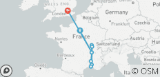  Spectaculaire Sud de la France avec Paris et Londres 2027 - 16 jours (9 destinations) - 9 destinations 