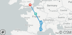 Spectacular South of France with Paris & London