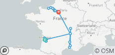  Francia Abarcada 2027 - 31 Días (from Burdeos to París) - 22 destinos 