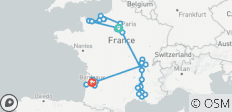 Le tour de la France 2027 – 31 jours (de Paris à Bordeaux)