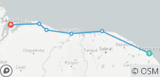  De route van de emoties (van Fortaleza naar São Luis) - 6 bestemmingen 