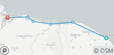  Route der Emotionen von Fortaleza nach São Luis) - 6 Destinationen 