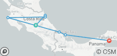  Costa Rica y Panamá - 11 días - 7 destinos 