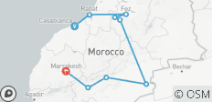  Circuit de 10 jours dans les villes impériales et le désert du Sahara - 9 destinations 