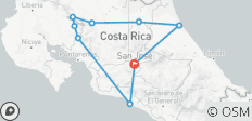  Costa Rica Full Adventure - 9 destinations 