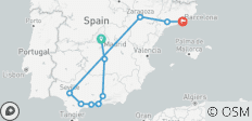 Classical Spain (without Alhambra) GO - 10 destinations 