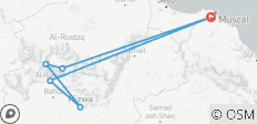  Oman compact - de Mascate aux montagnes - 6 destinations 