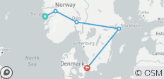  Kulinarische Hauptstädte &amp; Fjorde (10 Tage) - 5 Destinationen 