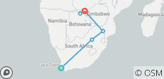  15-daagse Zuidelijk Afrika ervaring - 6 bestemmingen 
