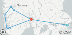  Magie des Fjords : de Stockholm à Stavanger et retour à OSLO - 10 destinations 