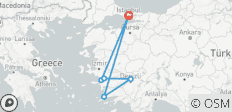  Istanbul Kusadasi Pamukkale &amp; Bodrum Tour - 6 destinations 
