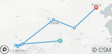  Rundreise - China mit Tibet (einschließlich Xi\'an) - 8 Destinationen 