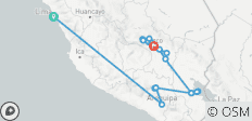  Perus Highlights und den Inka Trail erwandern (20 Tage) - 12 Destinationen 