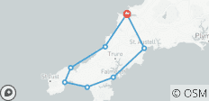  Cornwall Cycle Tour 9 Days - 8 destinations 