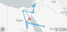  Jérusalem, Jordanie et Égypte éternelle avec Hurghada (including Médine) - 19 destinations 