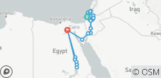  Legend of Israel, Jordan and Egypt (25 destinations) - 25 destinations 