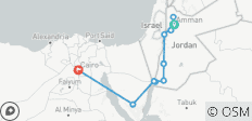  Lichten van Jordanië &amp; Caïro (inclusief Dode Zee) - 12 bestemmingen 