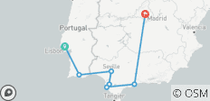  Escapada de Lisboa a la Costa del Sol con Madrid - 7 destinos 