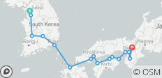  De Séoul à Kyoto (including Fukuoka) - 16 destinations 