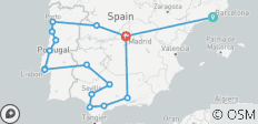  Escapade ibérique : Circuit en petit groupe en Espagne et au Portugal - 16 destinations 