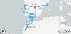  Iberian &amp; Moroccan Grand Tour: Small Group Journey - 23 destinations 