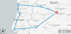  Découverte de Madrid et du Portugal : petit groupe de 9 jours - 9 destinations 