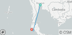  Thaïlande tropicale : Bangkok &amp; Phuket Beach Holiday 9 jours - 4 destinations 
