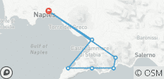  Zuid-Italië: Napels, Positano, Pompeii, Sorrento, Amalfikust - 6 Dagen - 7 bestemmingen 