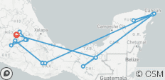  Ontdek Mexico 15 Dagen Tour - 16 bestemmingen 