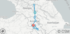  Viaje de 9 días a Georgia y Armenia - Tiflis, Kazbegi, Ereván y antiguos monasterios - 12 destinos 