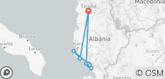  Guided Albanian Coastal Trail (8 days) - 9 destinations 