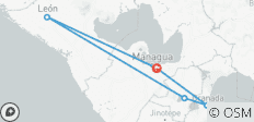  Nicaragua: Leon und Granada - 5 Tage - 5 Destinationen 