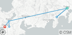  Hoogtepunten van Japan van Tokio naar Osaka (4 sterren) - 7 dagen - 8 bestemmingen 