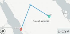  Lo más destacado de Arabia Saudí - 3 destinos 