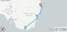  Aventura de Melbourne a Brisbane - 10 destinos 