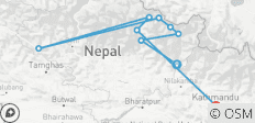  Manaslu Circuit Short Trek - 10 destinations 