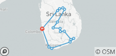  Sri Lanka Entdeckungsreise - 16 Destinationen 