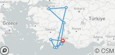  Turkey - The most beautiful stages on the Eastern Lycian Way 8 Days - 10 destinations 