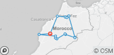  Höhepunkte von Marokko - 13 Destinationen 