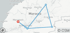  Morocco Desert &amp; Atlas Explorer – 4 Days / 4 Nights - 7 destinations 