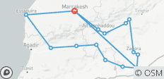  From Marrakech: Special Moroccan Desert Trip of 6 days - 16 destinations 
